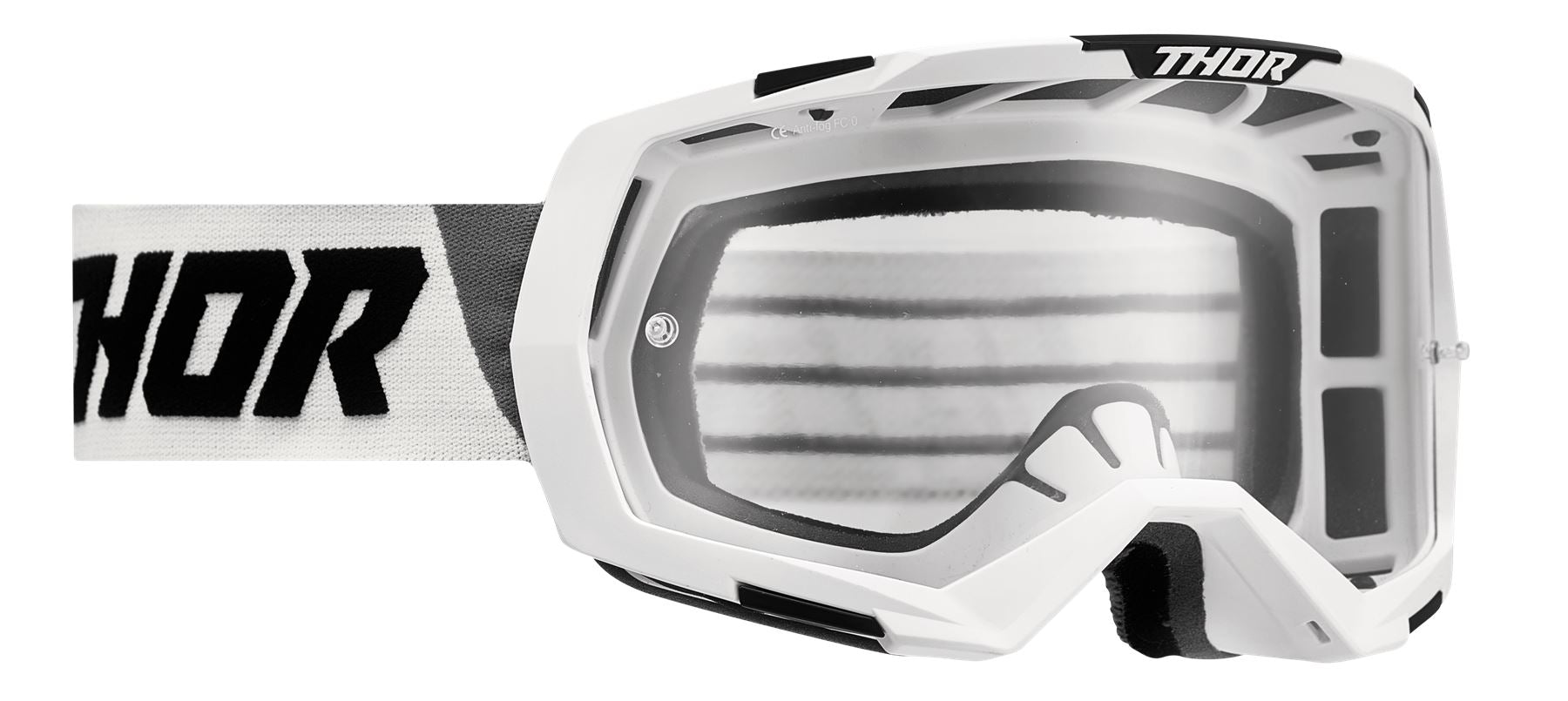 Thor 2025 Goggles Regiment White Black